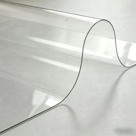 Table Cover 13x16Inch 1.5 Mm Thick Clear Desk Protector Rectangle PVC Desk Mat Waterproof & Easy Cleaning Desk