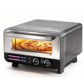 Indoor Pizza Oven, 1600-watt Electric Pizza Oven, With 6 Preset Modes, Suitable For 12-inch Pizzas