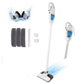 Lightweight Stick Vacuum Cleaner, Unique Vacuum and Mop Combo - 3 Dust Filters/Microfiber Pads,Corded Stick Vacuums & Electric Brooms - 400W 12Kpa Suc